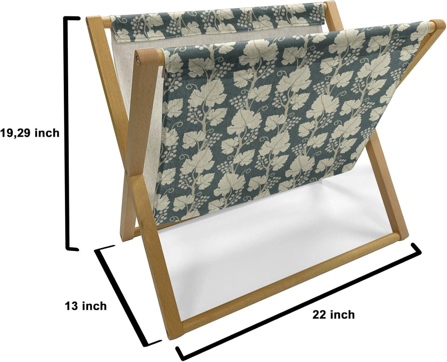 imageAmbesonne Mauve Magazine and Book Holder Big Fresh Flower Floret Buds Bouquet Motif Valentine Romance Blossoms Design Print Floor Rack Decor for Interior of Home amp Office 22 x 19 Yellow VioletGreen Beige
