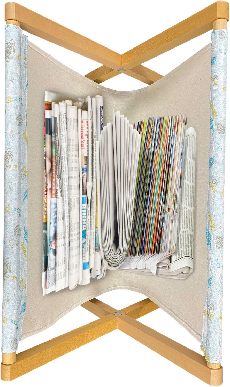 imageAmbesonne Mauve Magazine and Book Holder Big Fresh Flower Floret Buds Bouquet Motif Valentine Romance Blossoms Design Print Floor Rack Decor for Interior of Home amp Office 22 x 19 Yellow VioletBlue and Yellow