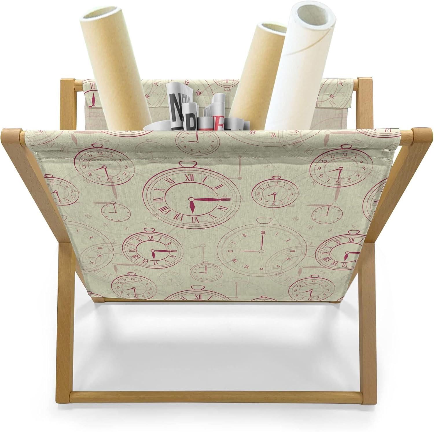 imageAmbesonne Mauve Magazine and Book Holder Big Fresh Flower Floret Buds Bouquet Motif Valentine Romance Blossoms Design Print Floor Rack Decor for Interior of Home amp Office 22 x 19 Yellow VioletPale Yellow Magenta