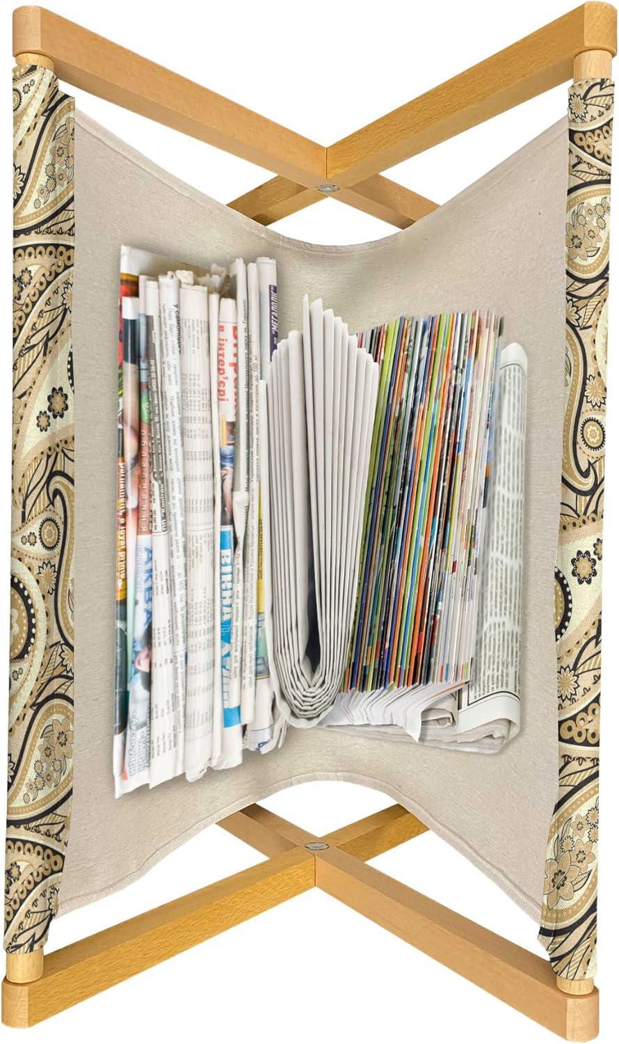 imageAmbesonne Mauve Magazine and Book Holder Big Fresh Flower Floret Buds Bouquet Motif Valentine Romance Blossoms Design Print Floor Rack Decor for Interior of Home amp Office 22 x 19 Yellow VioletBrown Black and White