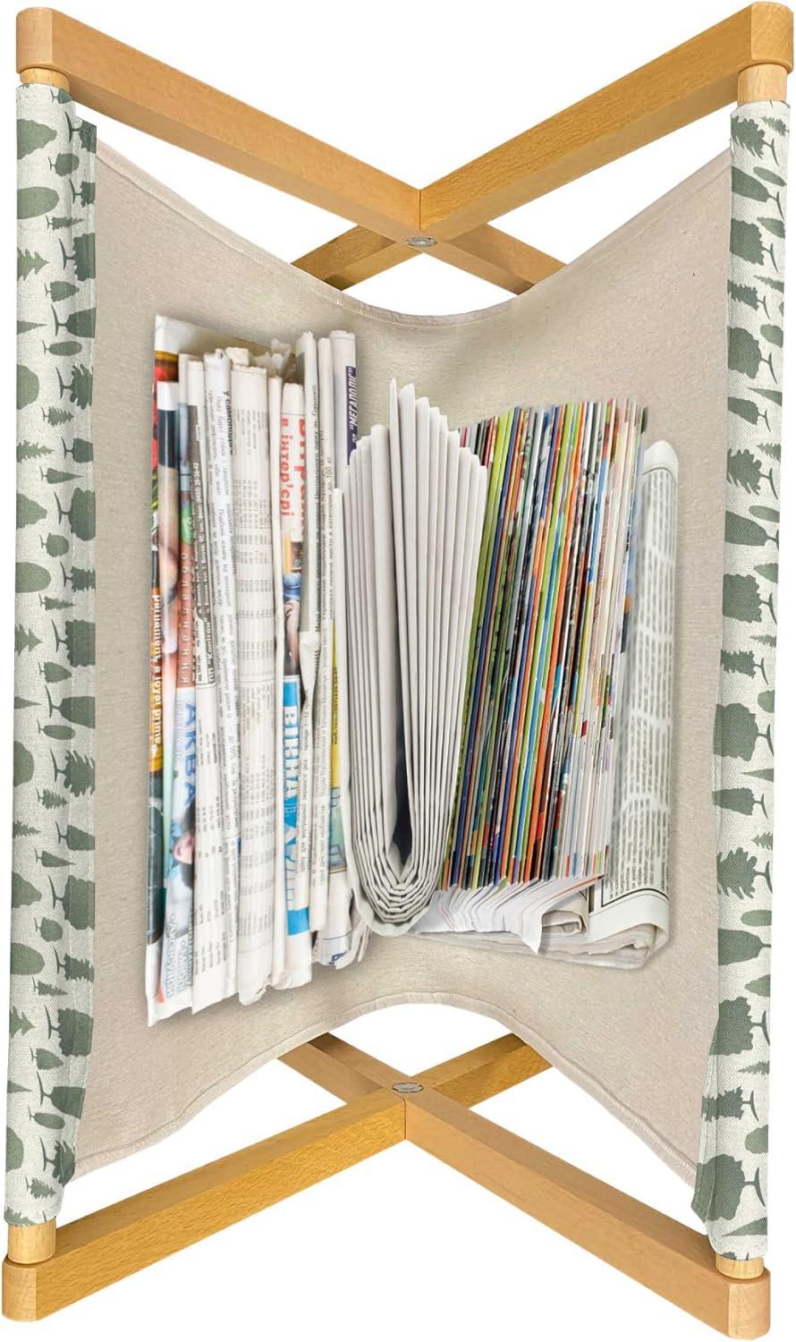 imageAmbesonne Mint Magazine and Book Holder Ornamental Floral Drawing with Hearts Leaves Romantic Valentines Anniversary Floor Rack Decor for Interior of Home amp Office 22 x 19 Blush Sky Blue WhitePale Reseda Green Ivory