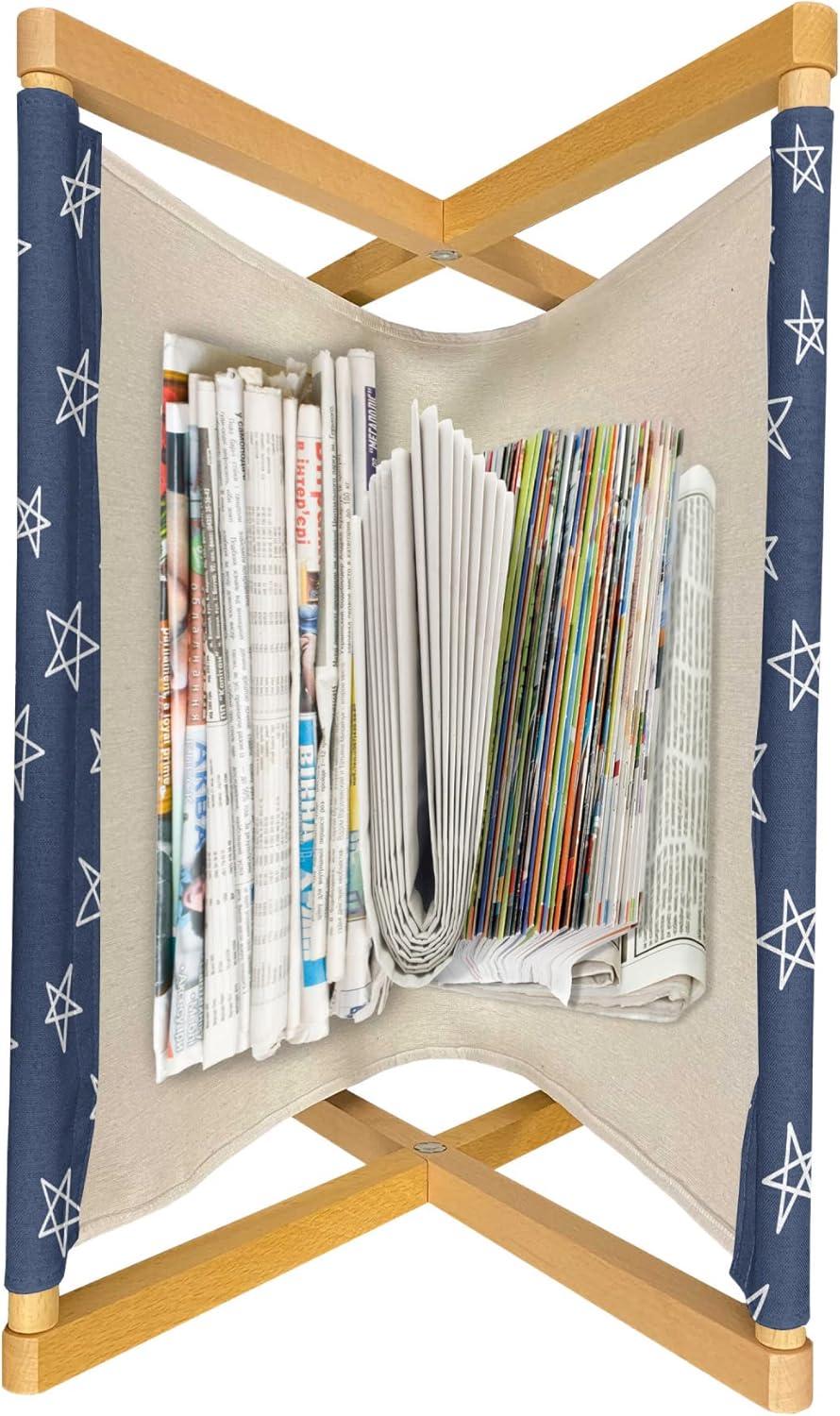 imageAmbesonne Modern Magazine and Book Holder Love Theme Romantic Repetitive Pattern of Hearts in Monochrome Style Valentines Day Floor Rack Decor for Interior of Home amp Office 22 x 19 Pink WhiteSlate Blue White