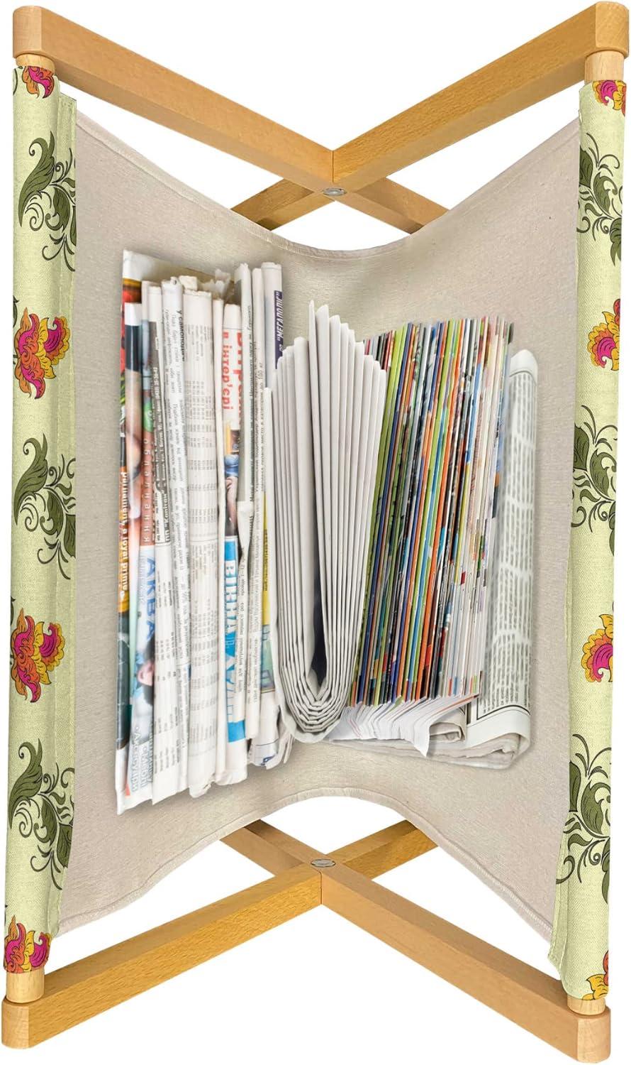 imageAmbesonne Modern Magazine and Book Holder Love Theme Romantic Repetitive Pattern of Hearts in Monochrome Style Valentines Day Floor Rack Decor for Interior of Home amp Office 22 x 19 Pink WhitePastel Green and Multicolor