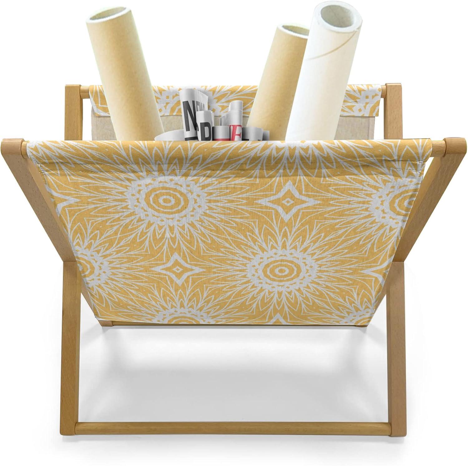 imageAmbesonne Modern Magazine and Book Holder Love Theme Romantic Repetitive Pattern of Hearts in Monochrome Style Valentines Day Floor Rack Decor for Interior of Home amp Office 22 x 19 Pink WhitePale Orange and White