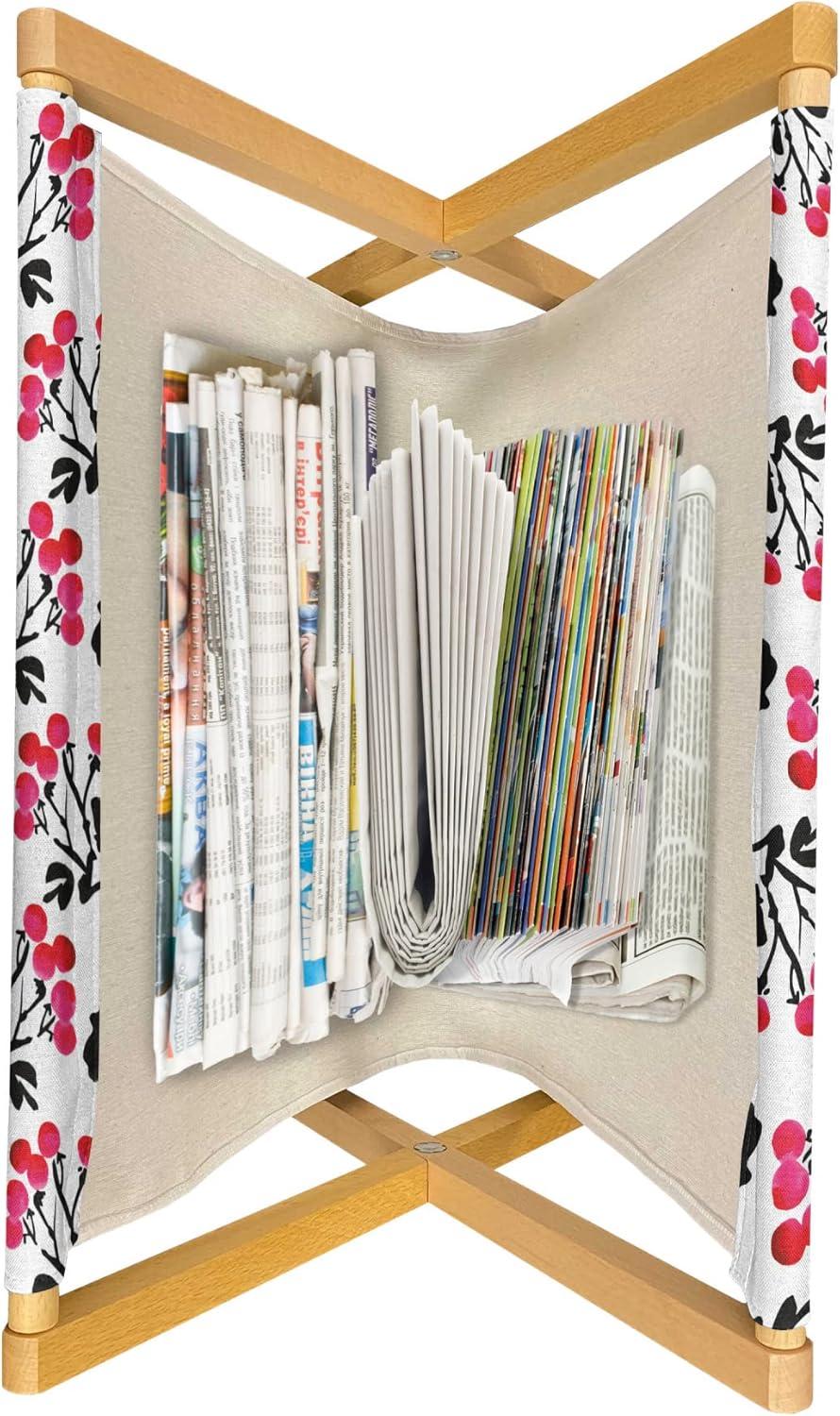 imageAmbesonne Owl Magazine and Book Holder Valentines Animals Lovebirds Boy and Girl Bird Motifs on Plain Backdrop Floor Rack Decor for Interior of Home amp Office 22 x 19 Navy Blue Pink and WhiteDark Pink and Charcoal Grey