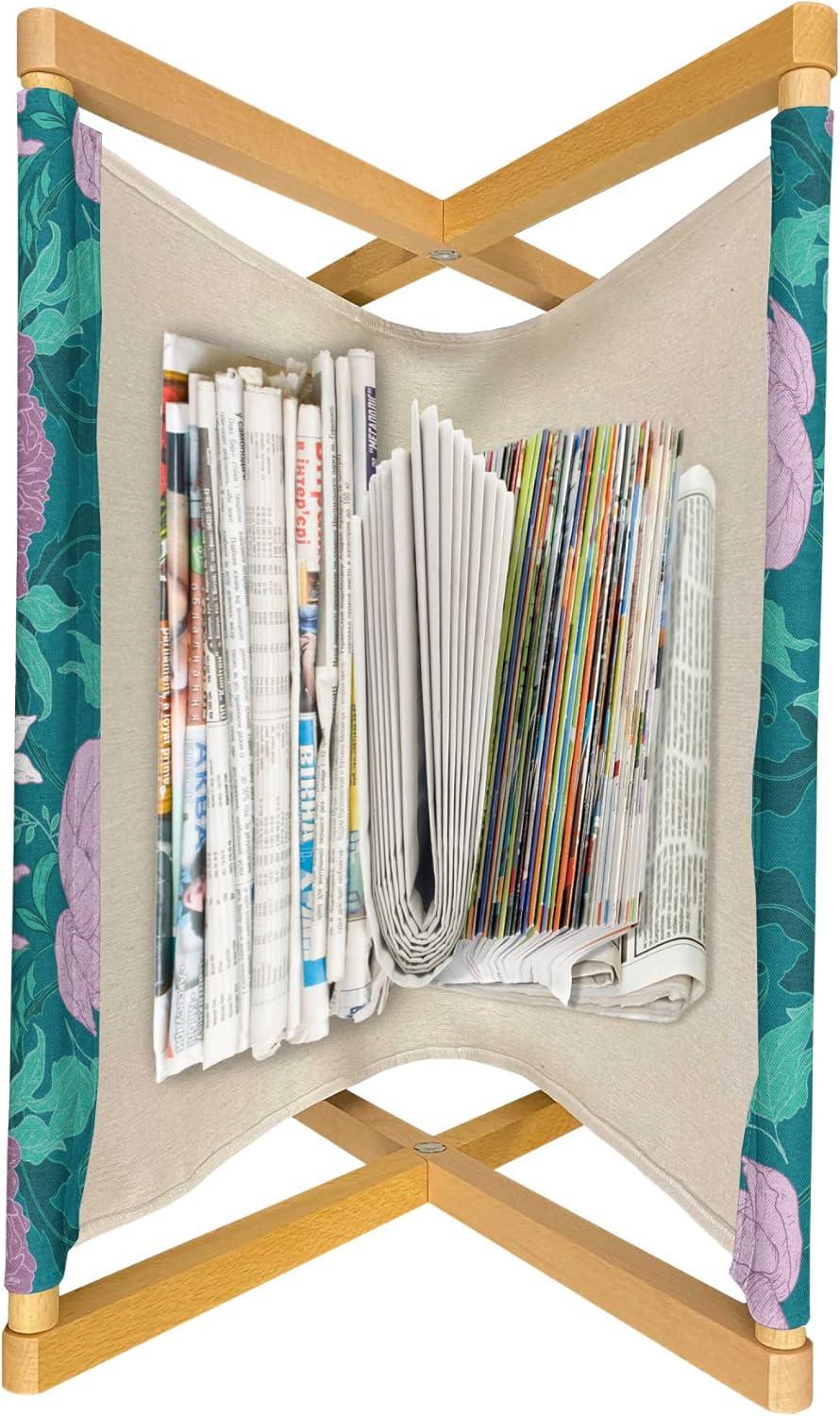 imageAmbesonne Owl Magazine and Book Holder Valentines Animals Lovebirds Boy and Girl Bird Motifs on Plain Backdrop Floor Rack Decor for Interior of Home amp Office 22 x 19 Navy Blue Pink and WhiteTeal and Pale Mauve