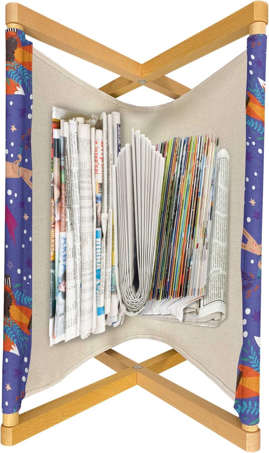 imageAmbesonne Owl Magazine and Book Holder Valentines Animals Lovebirds Boy and Girl Bird Motifs on Plain Backdrop Floor Rack Decor for Interior of Home amp Office 22 x 19 Navy Blue Pink and WhiteBlue Violet and Multicolor