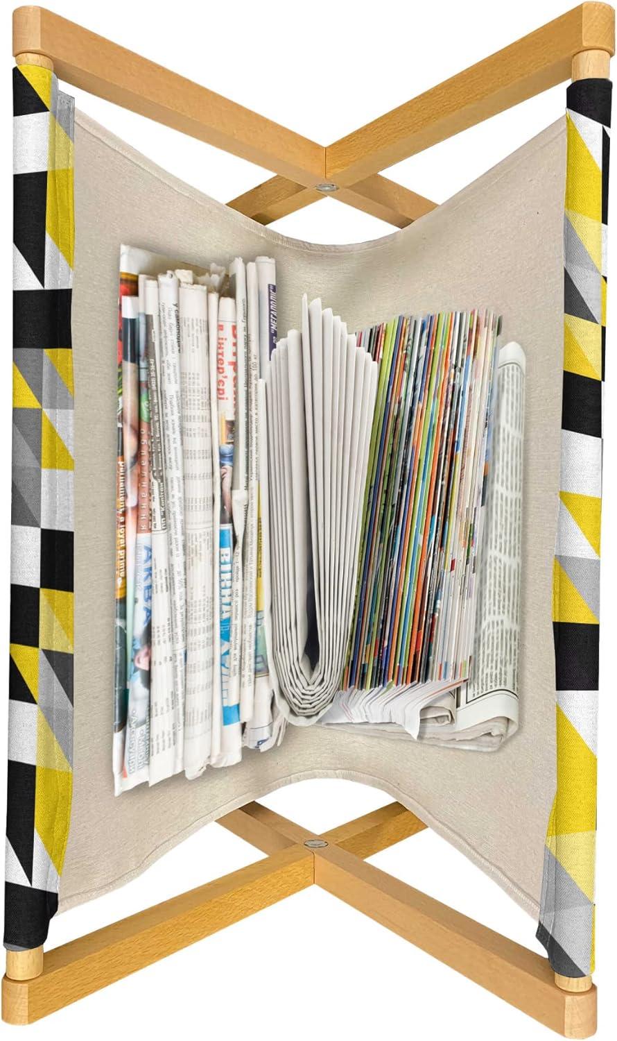 imageAmbesonne Pale Pink Magazine and Book Holder Romantic Roses Garden Illustration Nature Inspired Valentines Day Themed Floor Rack Decor for Interior of Home amp Office 22 x 19 Yellow Coral PinkYellow Grey Black