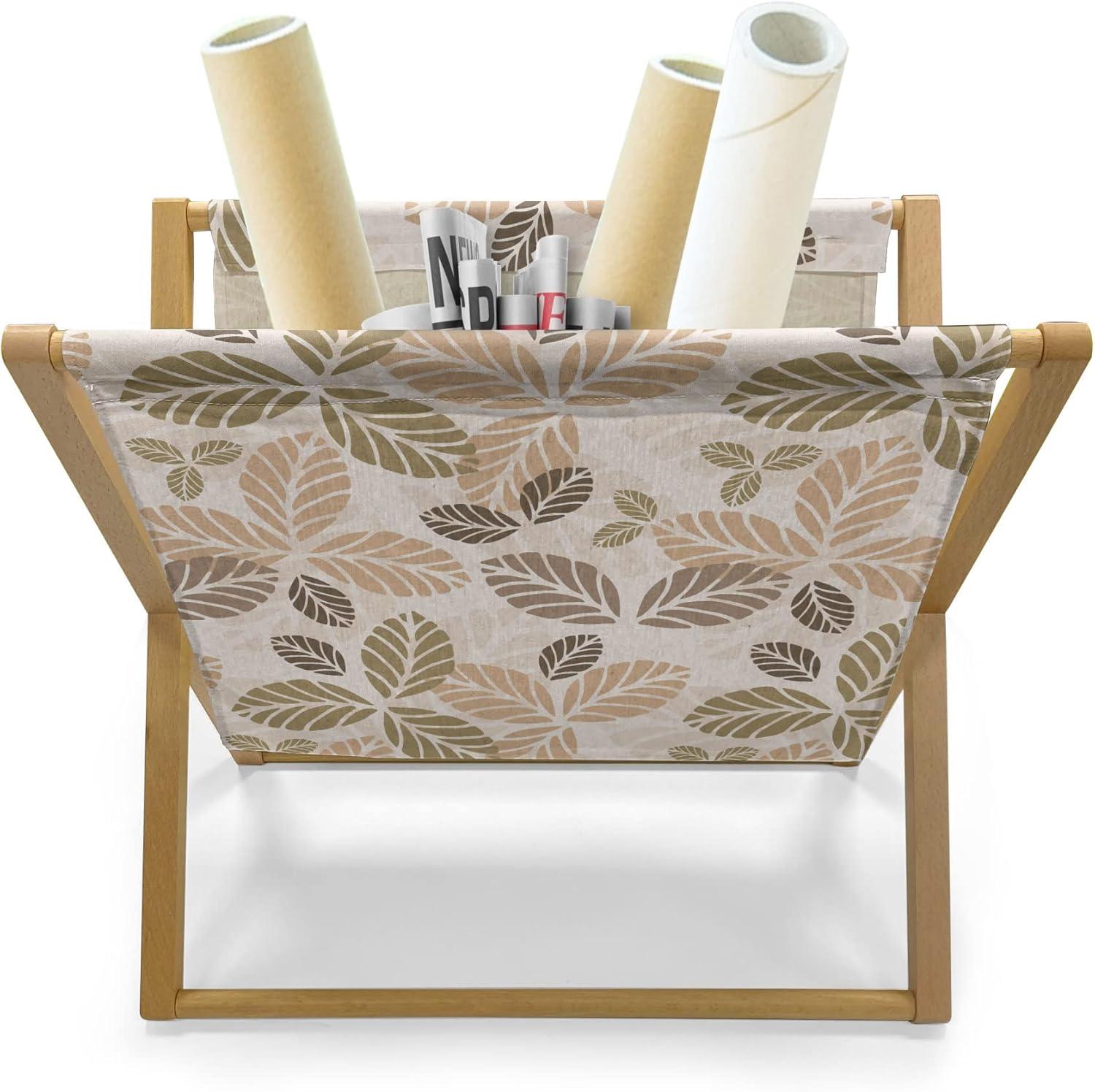 imageAmbesonne Pale Pink Magazine and Book Holder Romantic Roses Garden Illustration Nature Inspired Valentines Day Themed Floor Rack Decor for Interior of Home amp Office 22 x 19 Yellow Coral PinkArmy Green Tan Brown