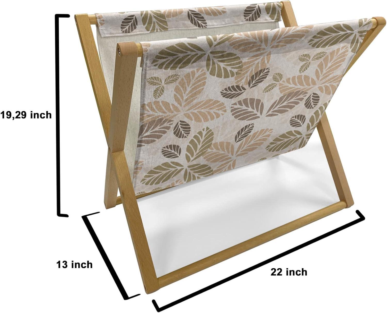 imageAmbesonne Pale Pink Magazine and Book Holder Romantic Roses Garden Illustration Nature Inspired Valentines Day Themed Floor Rack Decor for Interior of Home amp Office 22 x 19 Yellow Coral PinkArmy Green Tan Brown