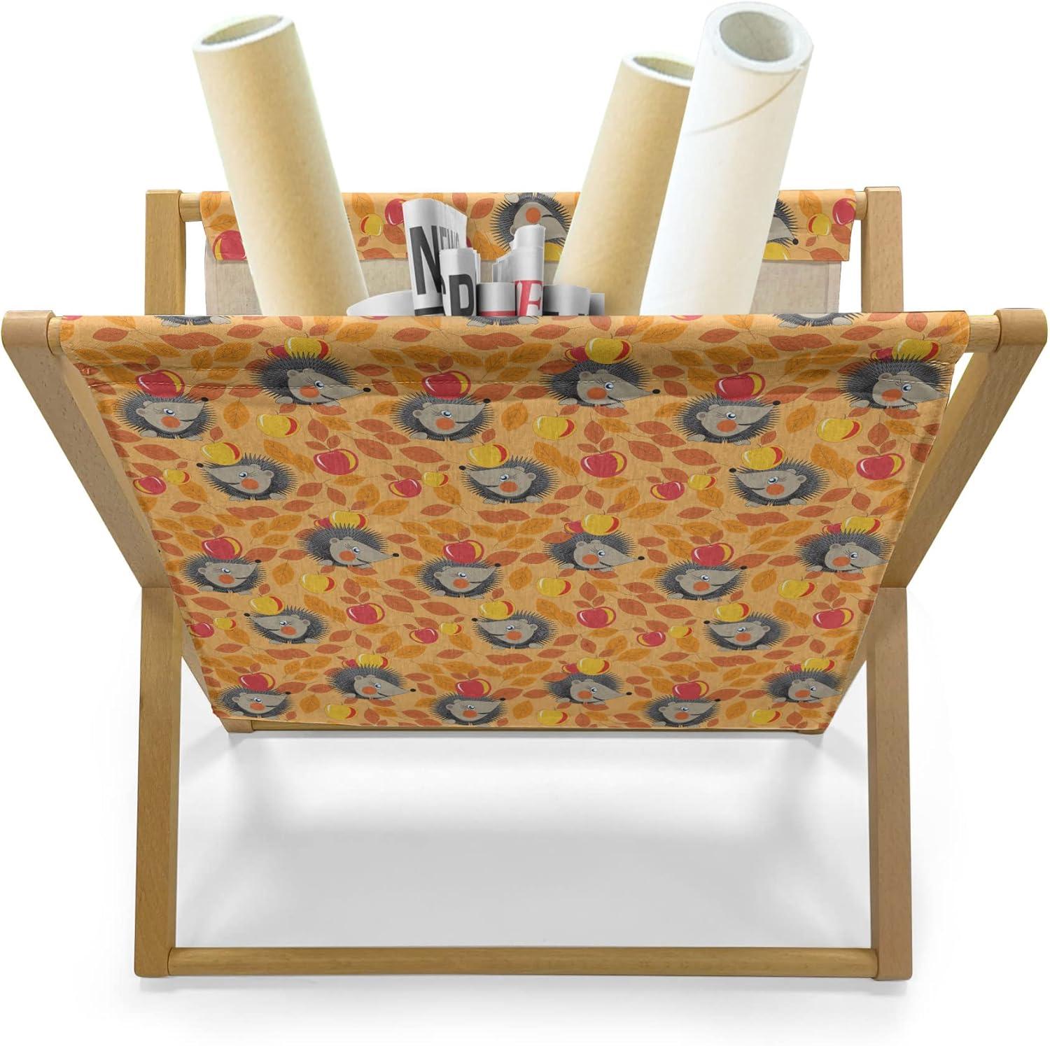 imageAmbesonne Pale Pink Magazine and Book Holder Romantic Roses Garden Illustration Nature Inspired Valentines Day Themed Floor Rack Decor for Interior of Home amp Office 22 x 19 Yellow Coral PinkOrange Coral Taupe