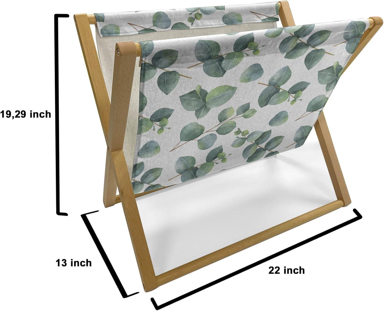 imageAmbesonne Pale Pink Magazine and Book Holder Romantic Roses Garden Illustration Nature Inspired Valentines Day Themed Floor Rack Decor for Interior of Home amp Office 22 x 19 Yellow Coral PinkGreen Pale Brown White
