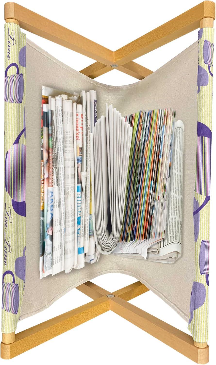 imageAmbesonne Paris Magazine and Book Holder Valentines Day Theme with Eiffel Kissing Couple Hot Air Balloon Wedding Concept Floor Rack Decor for Interior of Home amp Office 22 x 19 Pale Pink RosePale Yellow Lavender
