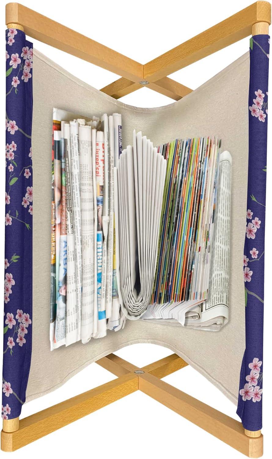 imageAmbesonne Paris Magazine and Book Holder Valentines Day Theme with Eiffel Kissing Couple Hot Air Balloon Wedding Concept Floor Rack Decor for Interior of Home amp Office 22 x 19 Pale Pink RosePurple Rose Fern Green