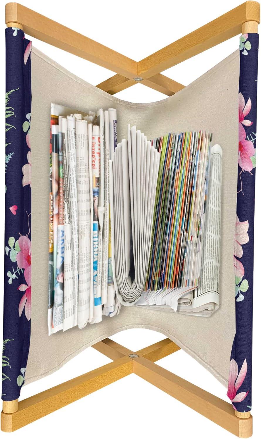 imageAmbesonne Paris Magazine and Book Holder Valentines Day Theme with Eiffel Kissing Couple Hot Air Balloon Wedding Concept Floor Rack Decor for Interior of Home amp Office 22 x 19 Pale Pink RoseIndigo Green Pink
