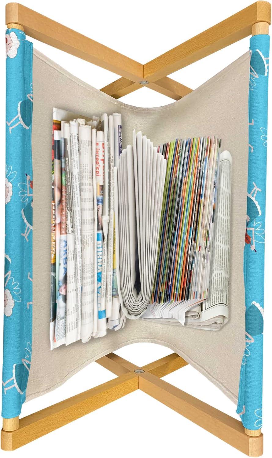 imageAmbesonne Romantic Magazine and Book Holder Lilly Bouquet Valentines Day Themed Arrangement on Polka Dots Backdrop Floor Rack Decor for Interior of Home amp Office 22 x 19 Pistachio Green WhiteBlue Red White