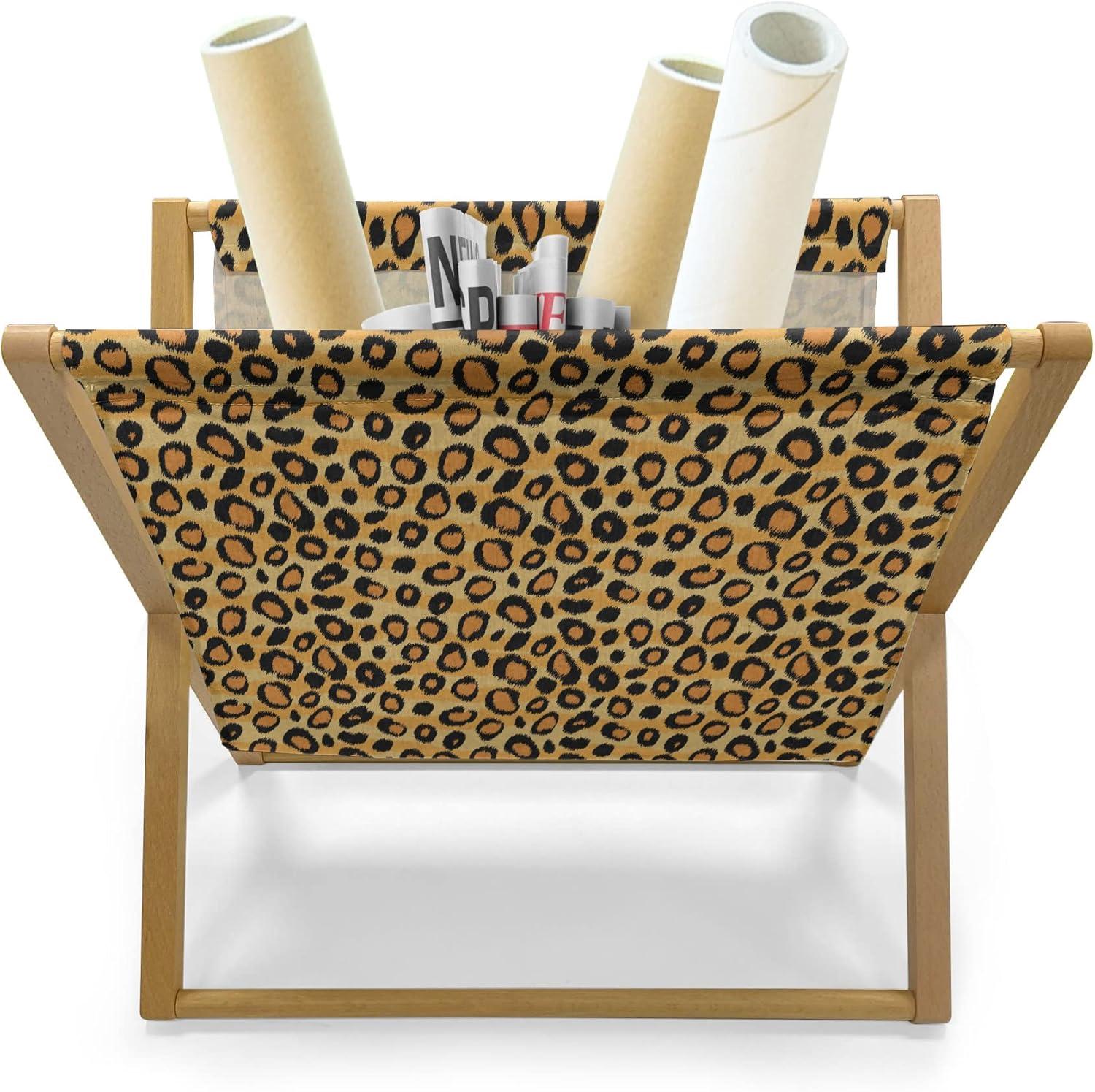 imageAmbesonne Romantic Magazine and Book Holder Lilly Bouquet Valentines Day Themed Arrangement on Polka Dots Backdrop Floor Rack Decor for Interior of Home amp Office 22 x 19 Pistachio Green WhiteOrange Black