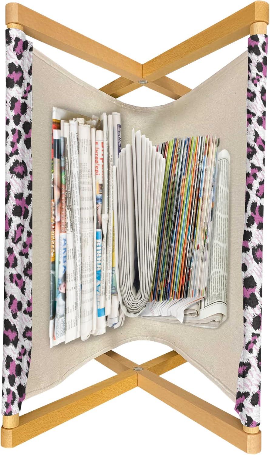 imageAmbesonne Romantic Magazine and Book Holder Lilly Bouquet Valentines Day Themed Arrangement on Polka Dots Backdrop Floor Rack Decor for Interior of Home amp Office 22 x 19 Pistachio Green WhitePink Black White