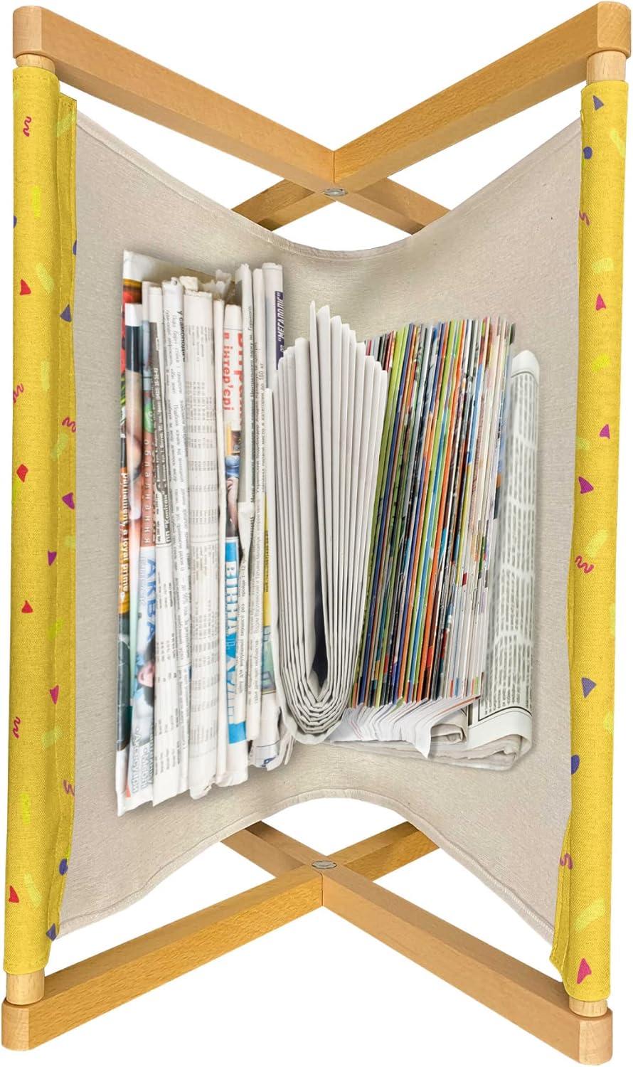 imageAmbesonne Romantic Magazine and Book Holder Valentines Day Theme Heart Shaped Love You Balloons Happiness Birthday Floor Rack Decor for Interior of Home amp Office 22 x 19 Dark Coral and WhiteMustard Multicolor
