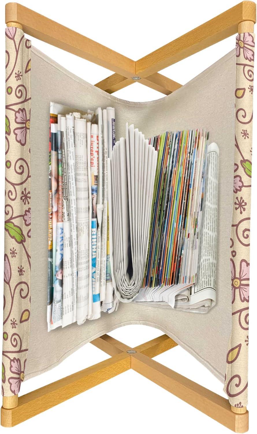 imageAmbesonne Romantic Magazine and Book Holder Valentines Day Themed Layout Petite Girly Heart Mothers Day Love Inspired Floor Rack Decor for Interior of Home amp Office 22 x 19 Pink and WhiteChampagne and Multicolor