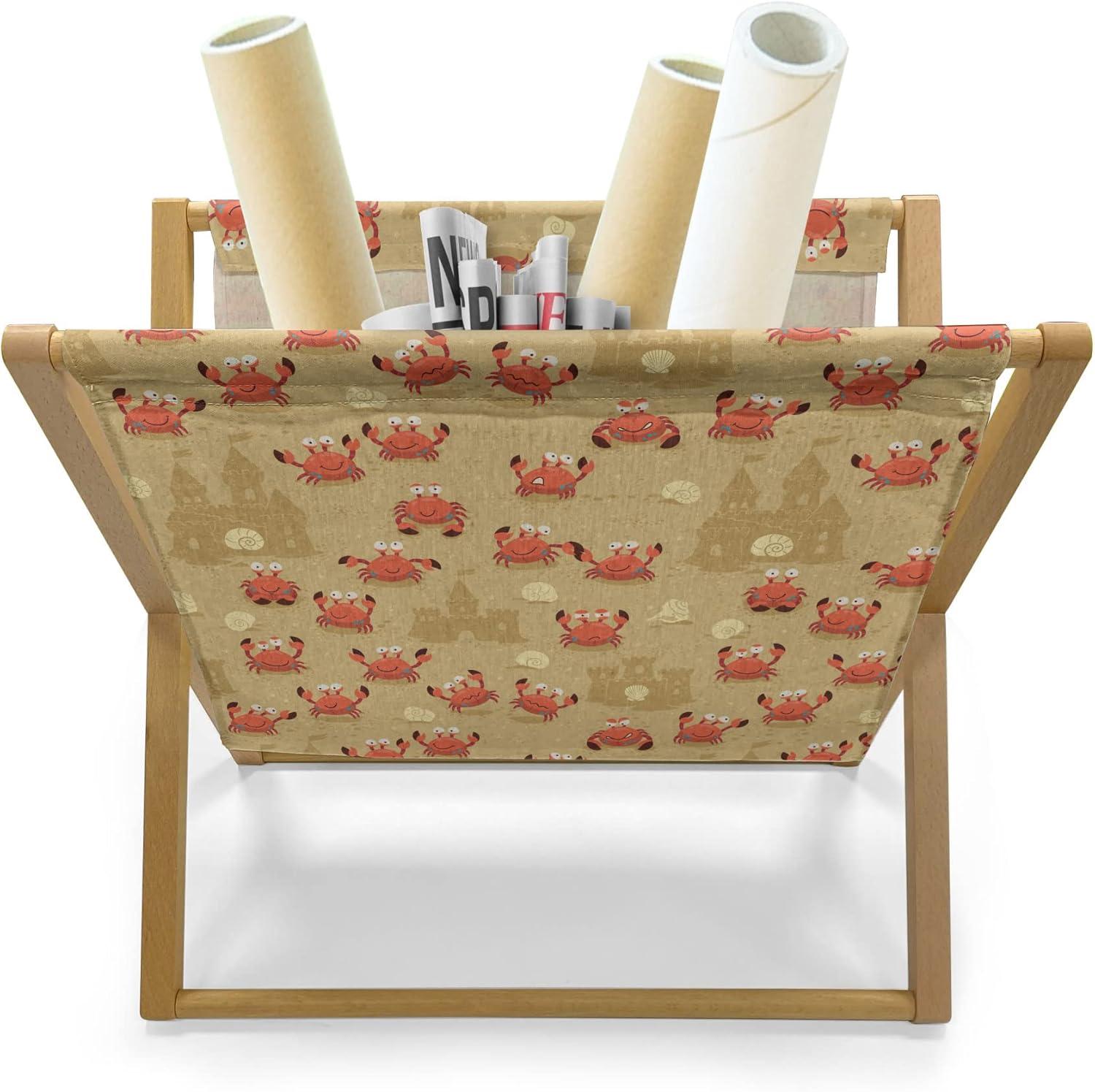 imageAmbesonne Roses Magazine and Book Holder Flowers Petals and Buds on Plain Backdrop Valentines Day Themed Print Floor Rack Decor for Interior of Home amp Office 22 x 19 Vermilion Emerald WhitePale Camel Dark Mustard
