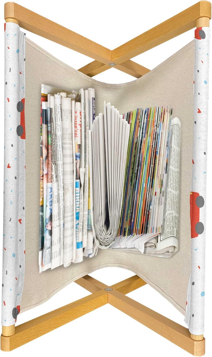 imageAmbesonne Valentines Day Magazine and Book Holder Cupid Angel with Wings Flying Around Hearts Floor Rack Decor for Interior of Home amp Office 22 x 19 Charcoal Grey VermilionVermilion Pale Blue