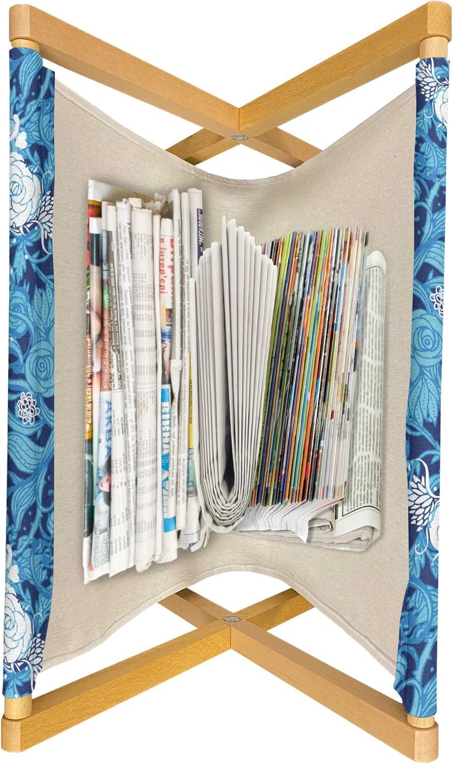imageAmbesonne Valentines Day Magazine and Book Holder Love Themed Simple Pattern with Hearts Floor Rack Decor for Interior of Home amp Office 22 x 19 Pink FuchsiaSky Blue Blue