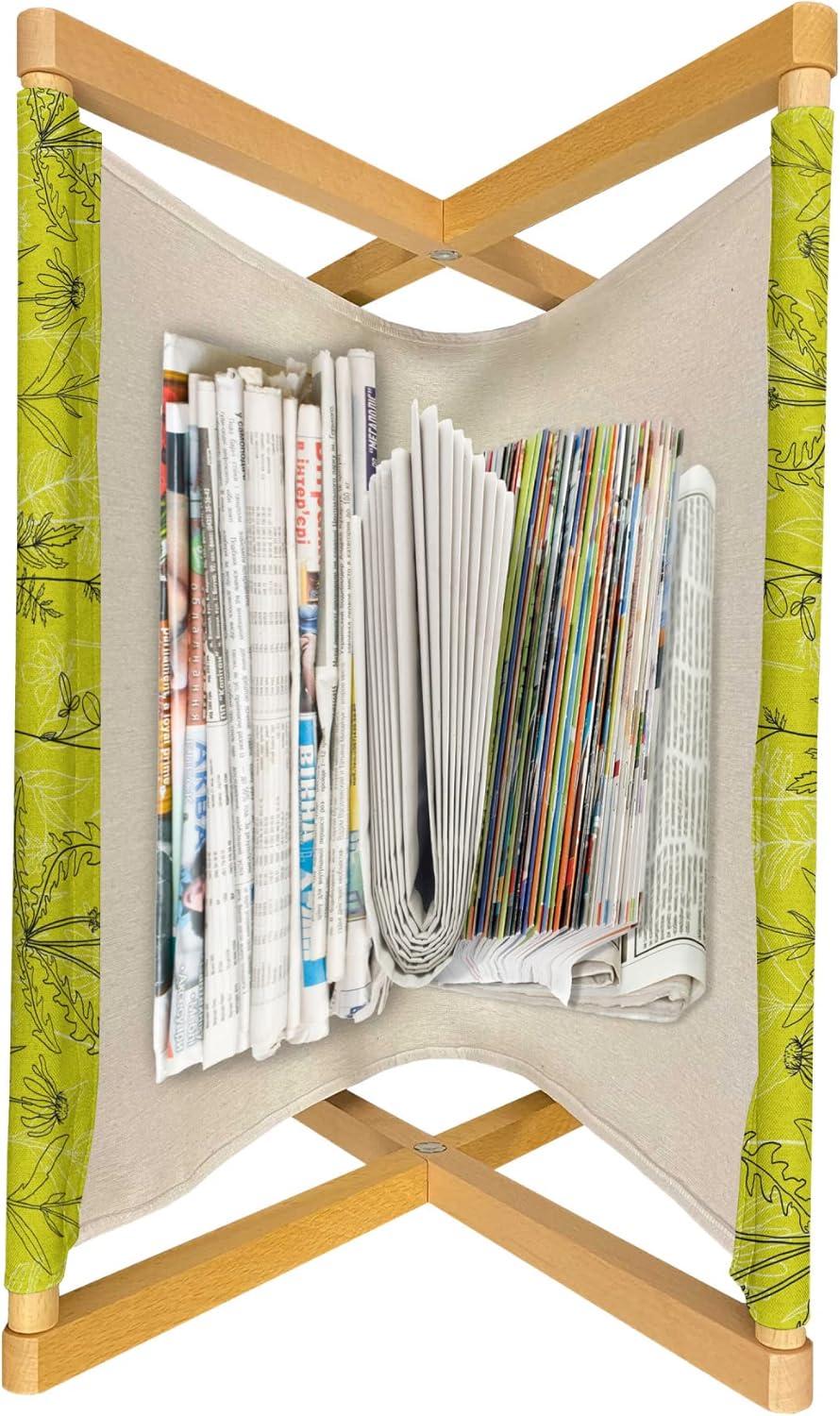 imageAmbesonne Valentines Day Magazine and Book Holder Love Themed Simple Pattern with Hearts Floor Rack Decor for Interior of Home amp Office 22 x 19 Pink FuchsiaYellow Green Grey