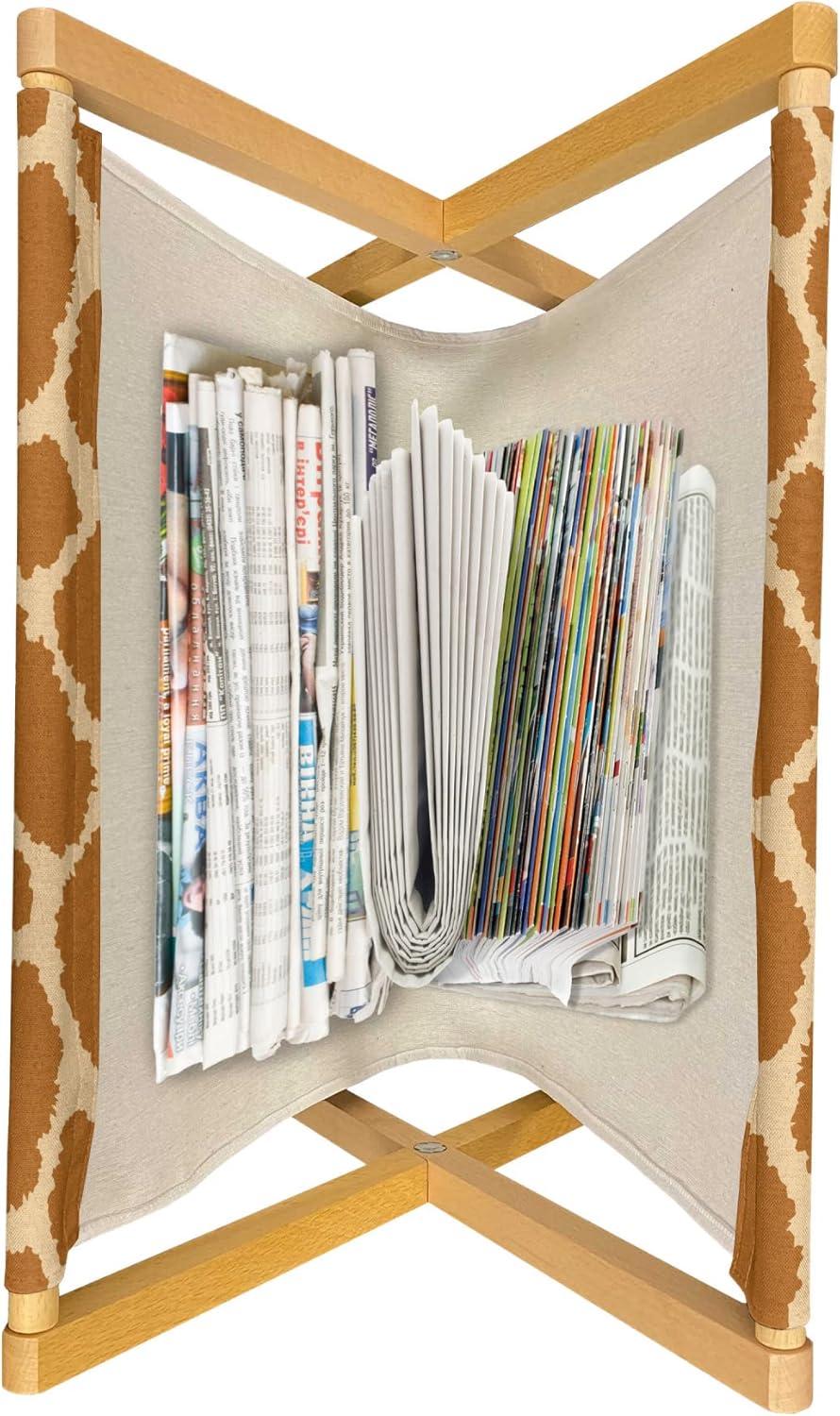 imageAmbesonne Valentines Day Magazine and Book Holder Print of Heart Shaped Balloons Flying Up with Mini Hearts Floor Rack Decor for Interior of Home amp Office 22 x 19 Eggshell VermilionPastel Brown Ginger