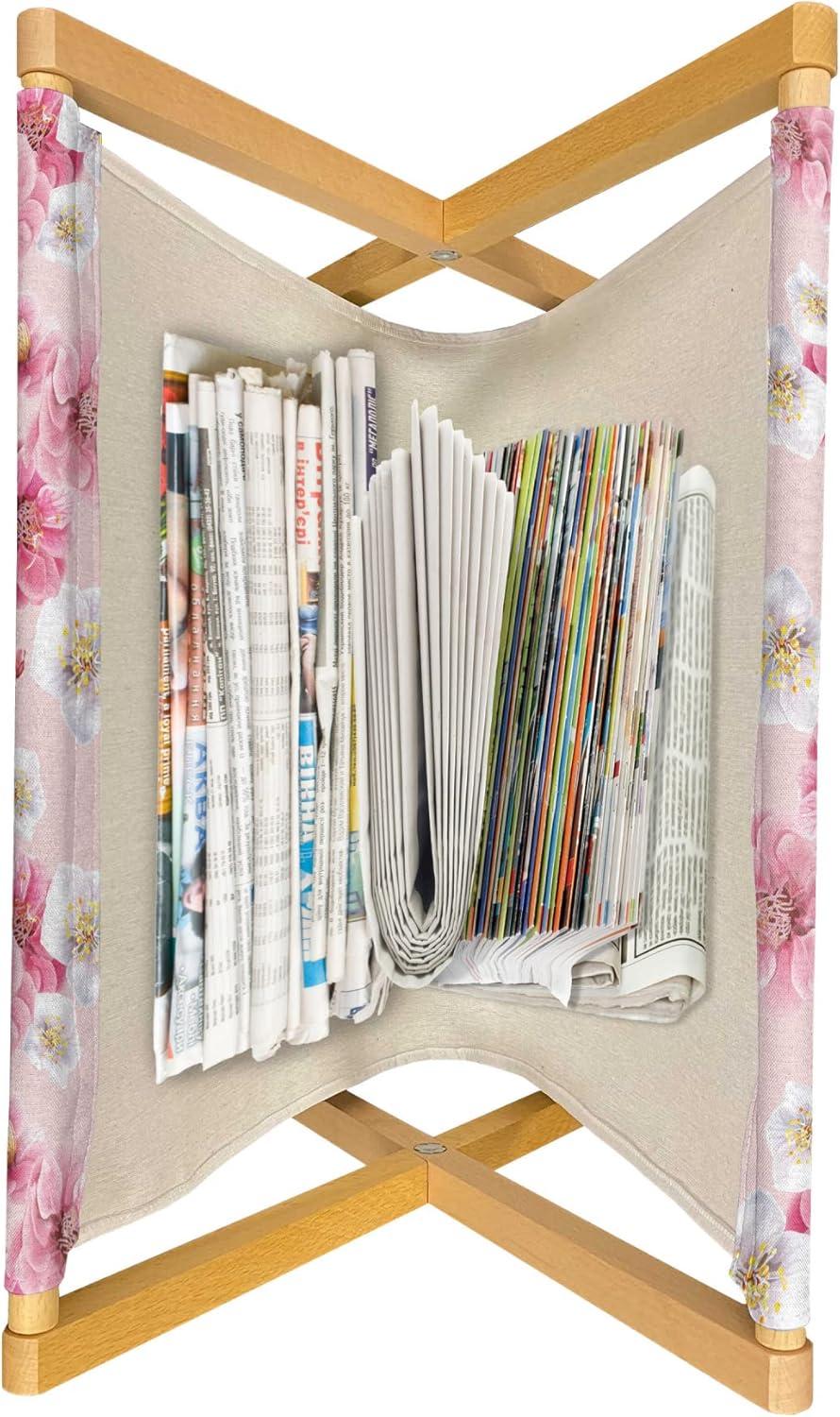imageAmbesonne Valentines Day Magazine and Book Holder Repetitive Pattern of Romantic Art Hatched Hearts Passion and Love Floor Rack Decor for Interior of Home amp Office 22 x 19 Burgundy Pale PinkPale Pink Pastel Pink