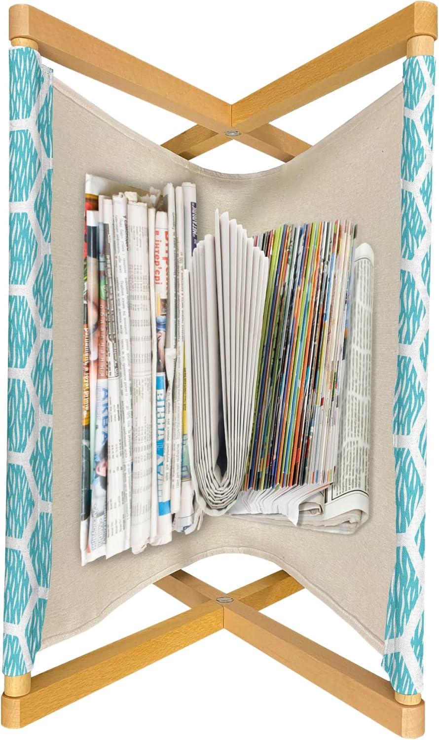 imageAmbesonne Valentines Day Magazine and Book Holder Repetitive Pattern of Romantic Art Hatched Hearts Passion and Love Floor Rack Decor for Interior of Home amp Office 22 x 19 Burgundy Pale PinkAqua White