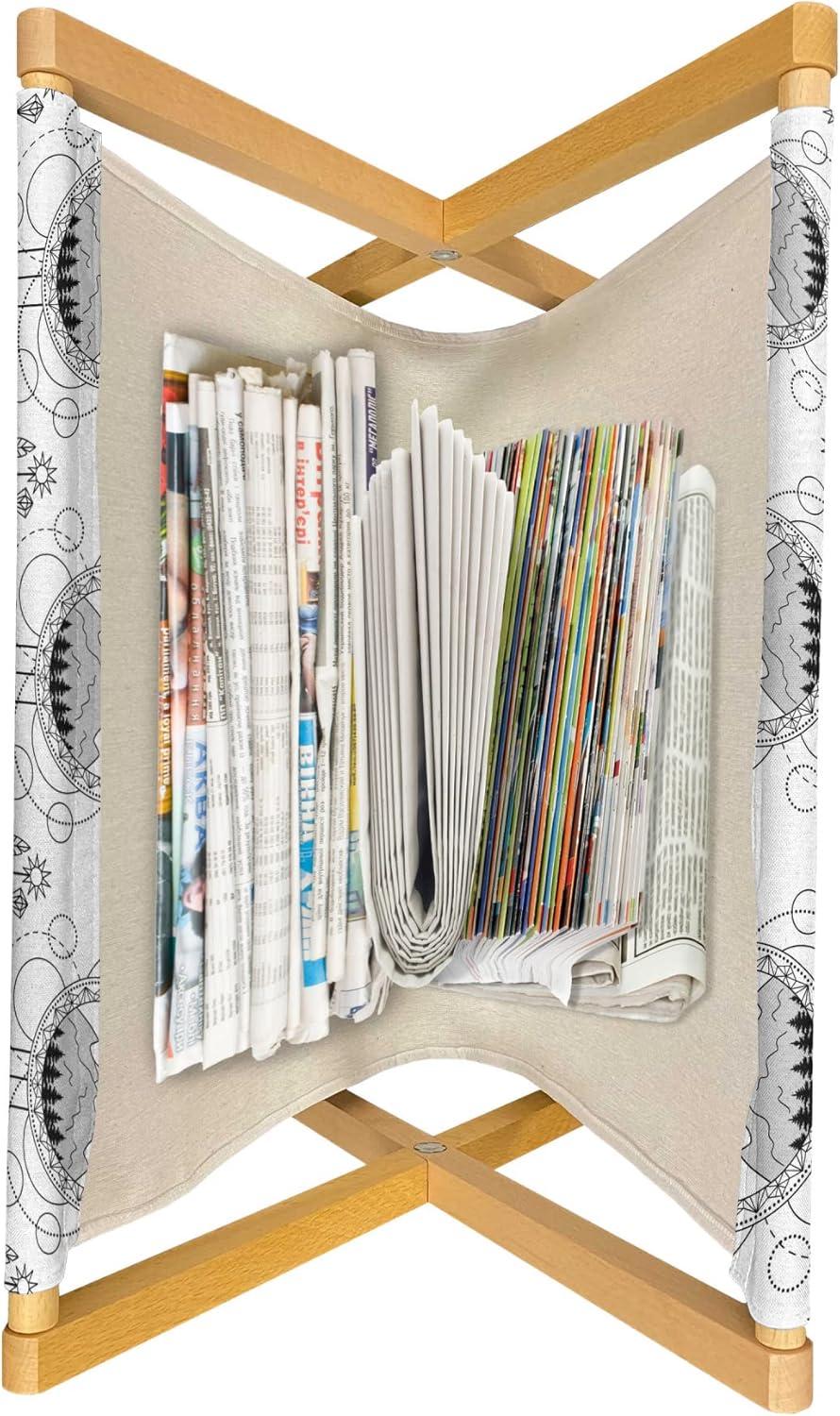 imageAmbesonne Valentines Magazine and Book Holder Arrows of Cupid Mythological Concepts Hearts with Love and Adoration Themes Floor Rack Decor for Interior of Home amp Office 22 x 19 Black Red WhiteBlack White Pale Grey
