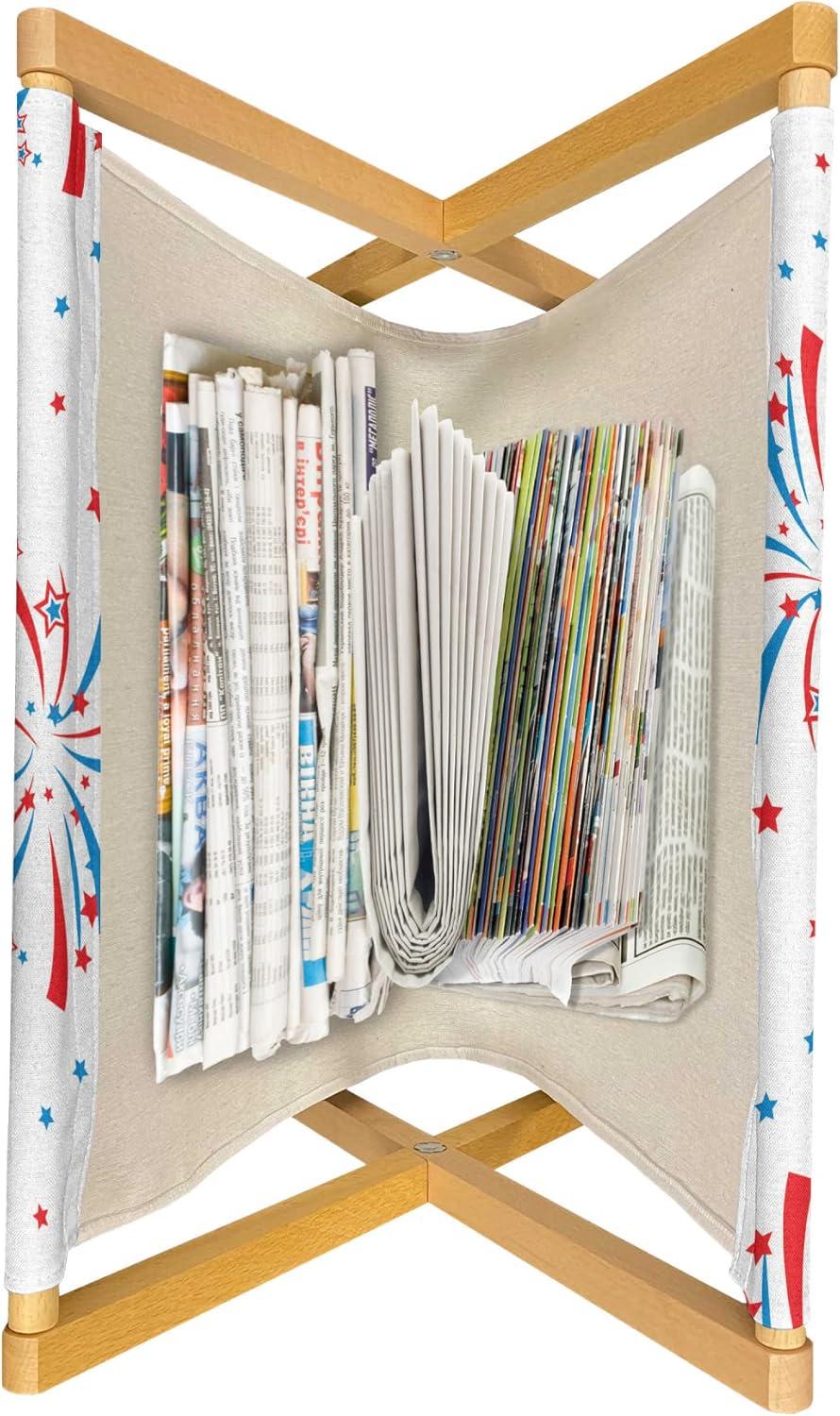 imageAmbesonne Valentines Magazine and Book Holder Arrows of Cupid Mythological Concepts Hearts with Love and Adoration Themes Floor Rack Decor for Interior of Home amp Office 22 x 19 Black Red WhiteRed White Blue