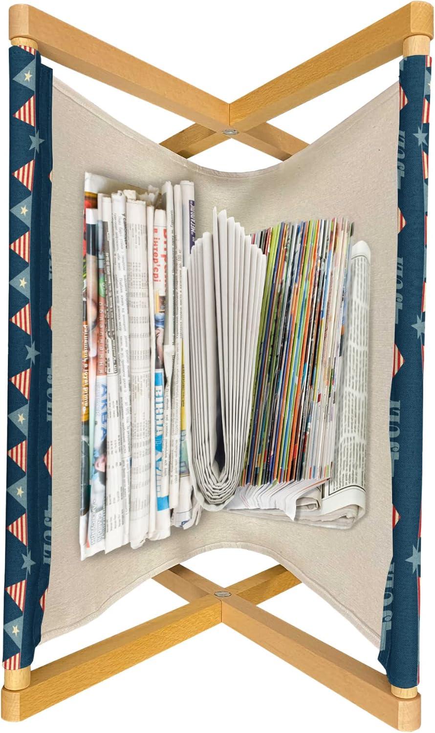 imageAmbesonne Valentines Magazine and Book Holder Arrows of Cupid Mythological Concepts Hearts with Love and Adoration Themes Floor Rack Decor for Interior of Home amp Office 22 x 19 Black Red WhiteSlate Blue Red White