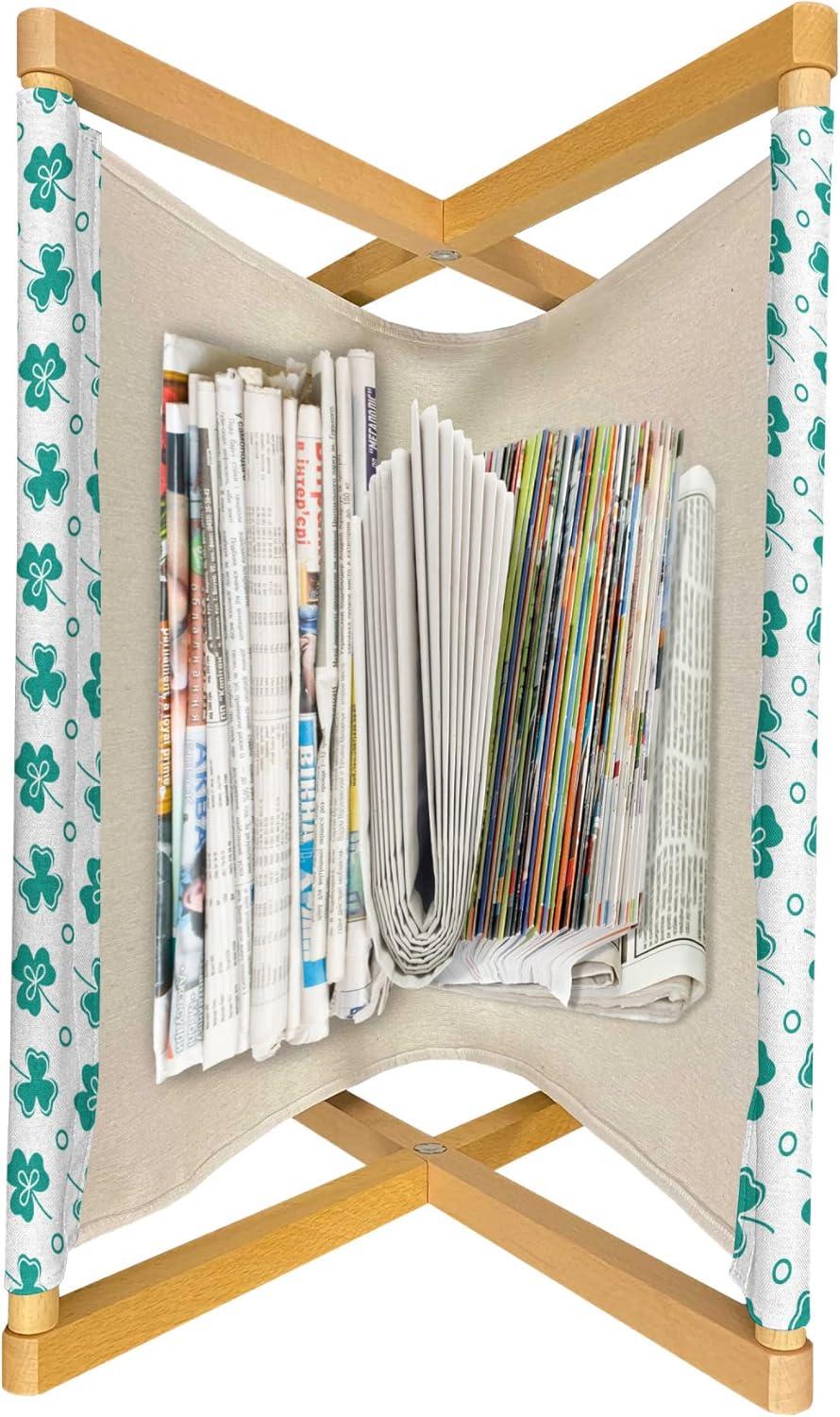 imageAmbesonne Valentines Magazine and Book Holder Pastel Winged Cupid Pigs on The Clouds Holding Balloons Romantic Love Theme Floor Rack Decor for Interior of Home amp Office 22 x 19 Pale Pink RoseDark Seafoam and White