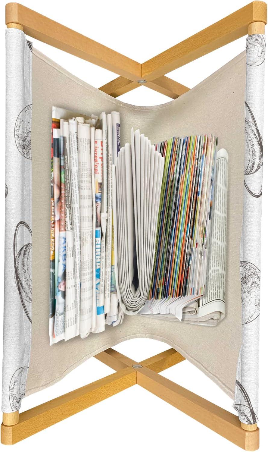 imageAmbesonne Valentines Magazine and Book Holder Pastel Winged Cupid Pigs on The Clouds Holding Balloons Romantic Love Theme Floor Rack Decor for Interior of Home amp Office 22 x 19 Pale Pink RoseWhite and Pale Taupe