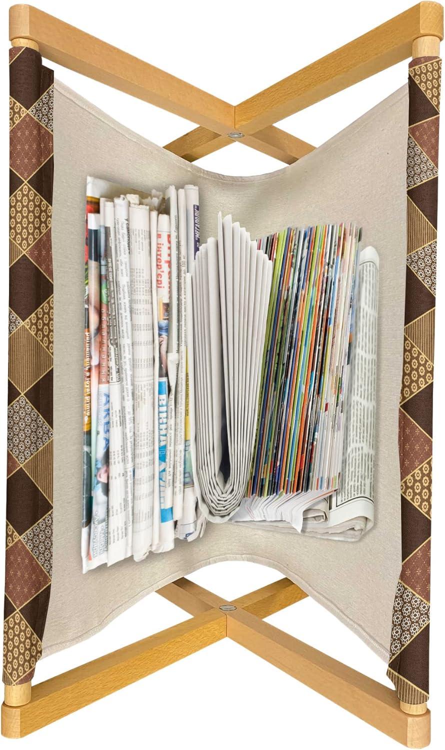 imageAmbesonne Yellow Magazine and Book Holder Dreamy Floral Composition with Hearts Valentines Day Inspired Pattern Spring Floor Rack Decor for Interior of Home amp Office 22 x 19 Earth Yellow BeigeBrown Yellow