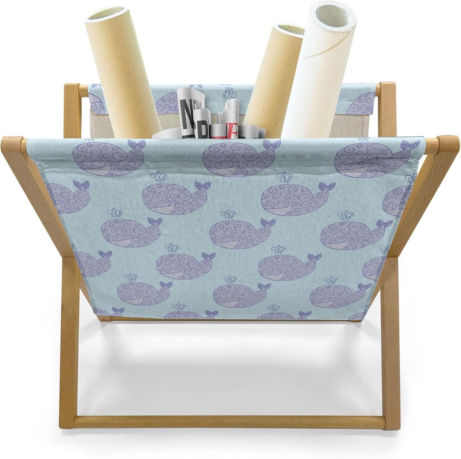 imageAmbesonne Yellow Magazine and Book Holder Dreamy Floral Composition with Hearts Valentines Day Inspired Pattern Spring Floor Rack Decor for Interior of Home amp Office 22 x 19 Earth Yellow BeigePale Blue Muave
