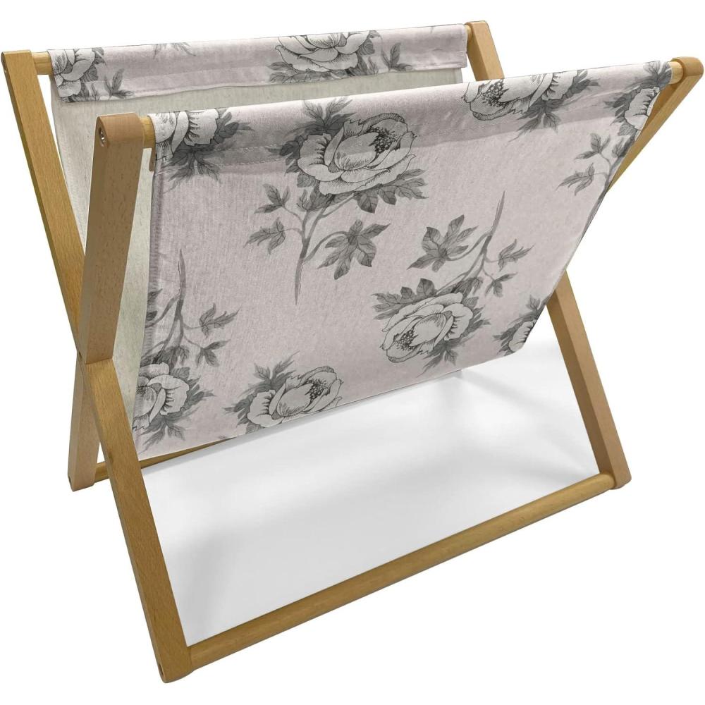 imageAmbesonne Angel Wings Magazine and Book Holder Pastel Wings Doodle Girls Romantic Valentines Day Eros Cupid Floor Rack Decor for Interior of Home amp Office 22 x 19 Lavender Blue Dried RosePale Rose Ivory and Grey