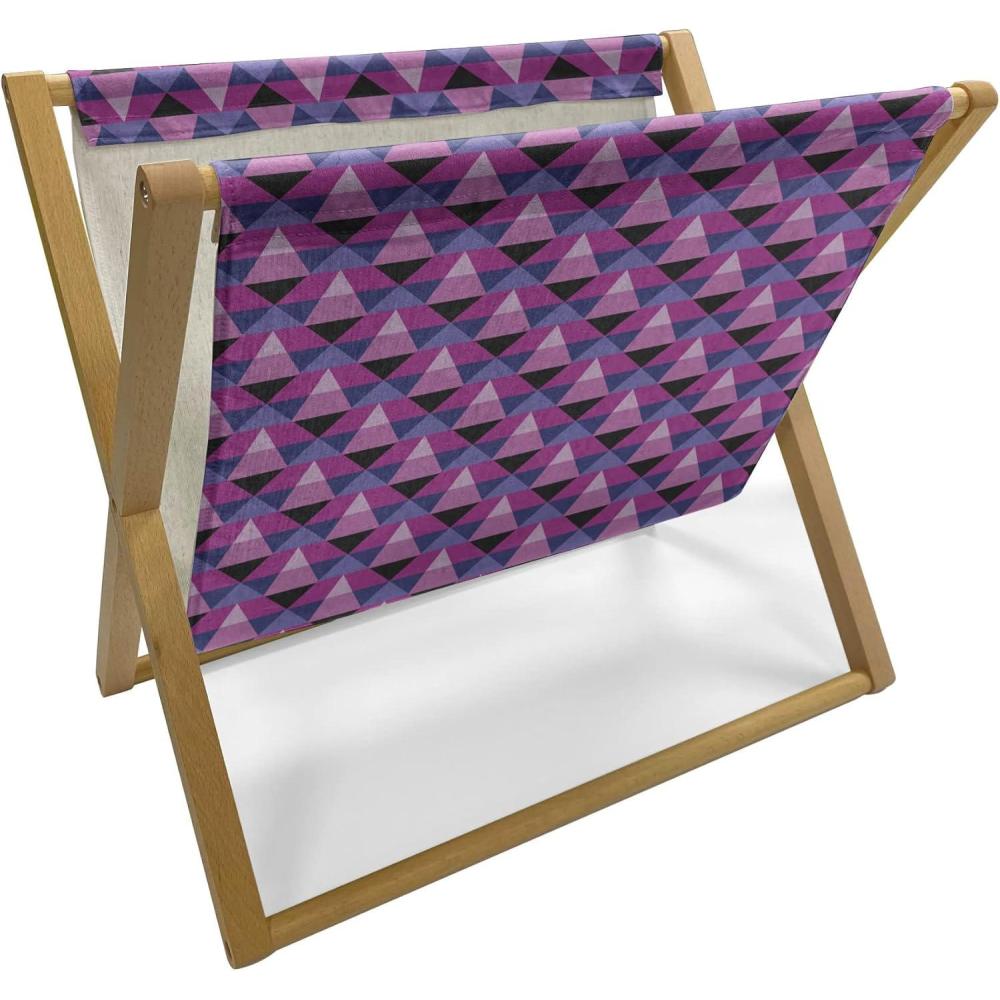 imageAmbesonne Flower Magazine and Book Holder Valentines Day Blossoming Scene Rose Petals Meadow Retro Theme Floor Rack Decor for Interior of Home amp Office 22 x 19 Coral Violet BlueDark Magenta Fuchsia