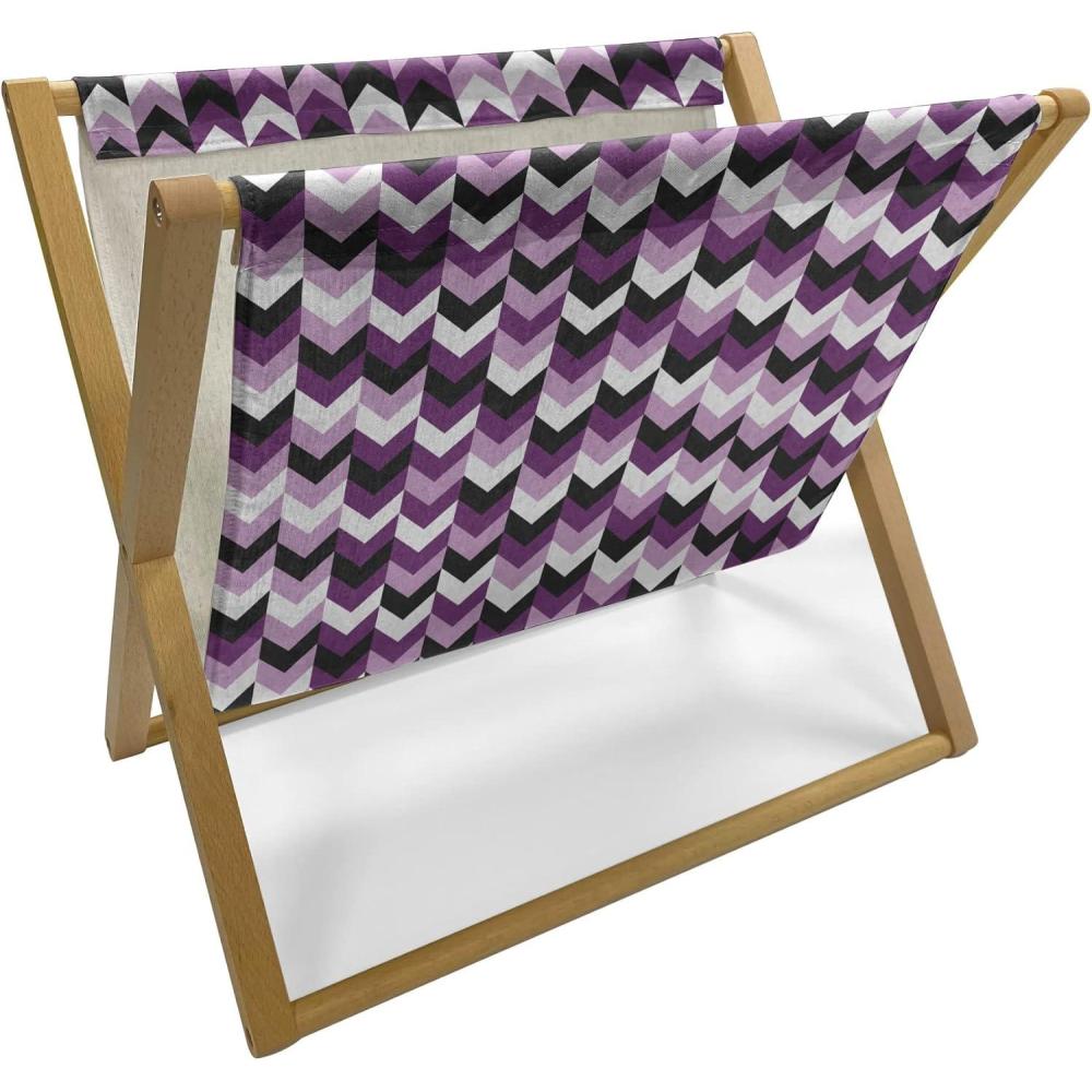 imageAmbesonne Glamour Magazine and Book Holder Woman Lips Behind The Bars Female Love Romance Valentines Day Print Floor Rack Decor for Interior of Home amp Office 22 x 19 Scarlet White and GreyPurple White Black