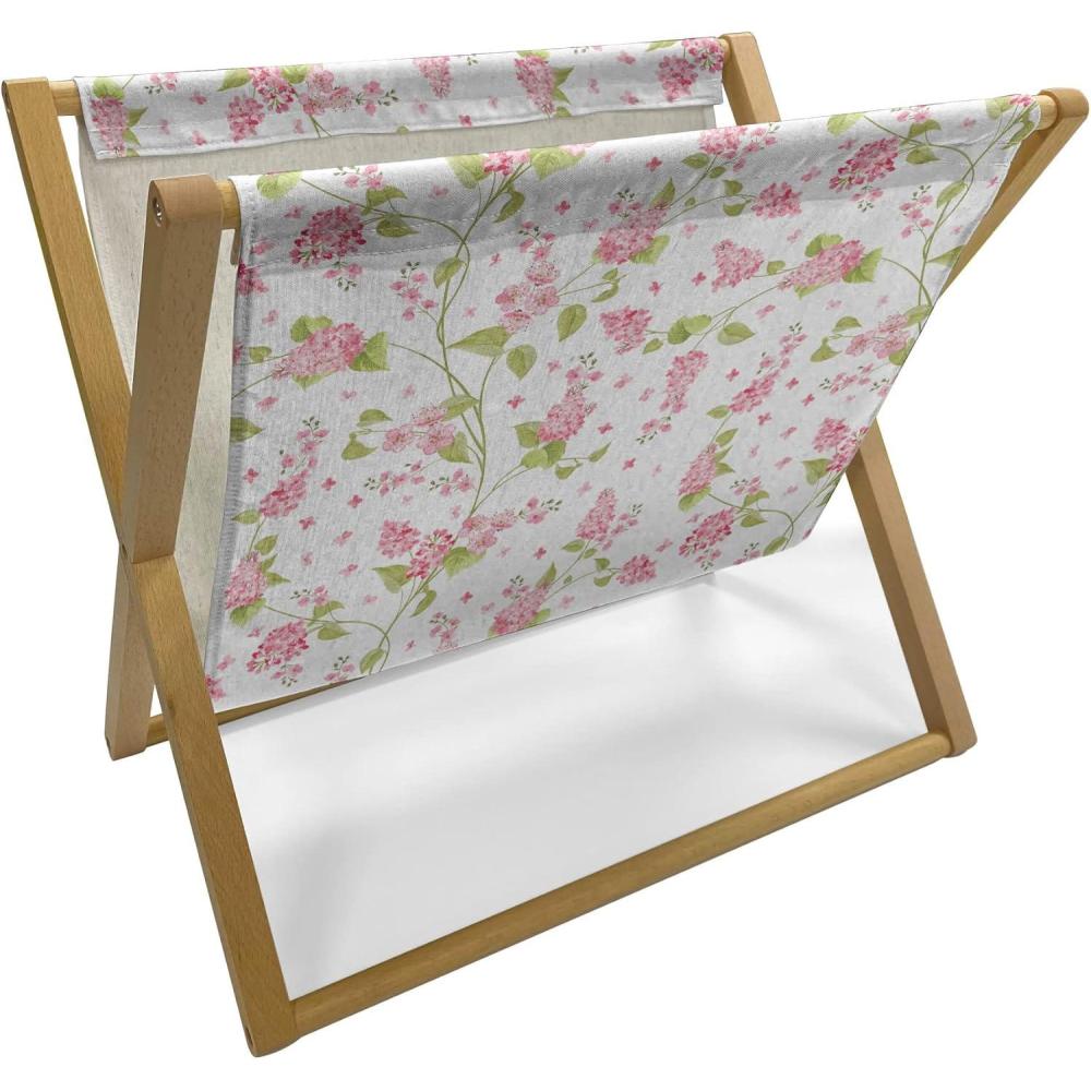 imageAmbesonne Glamour Magazine and Book Holder Woman Lips Behind The Bars Female Love Romance Valentines Day Print Floor Rack Decor for Interior of Home amp Office 22 x 19 Scarlet White and GreyPink White and Green