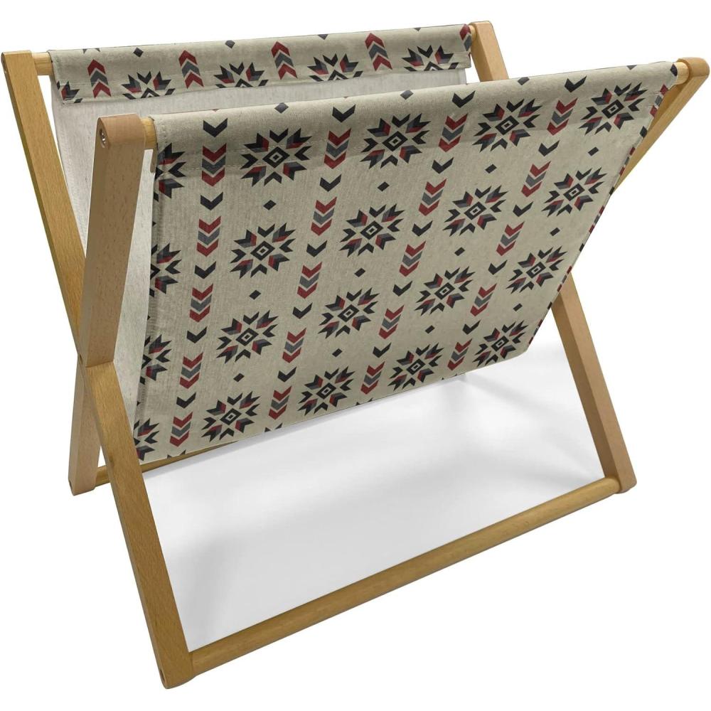 imageAmbesonne Glamour Magazine and Book Holder Woman Lips Behind The Bars Female Love Romance Valentines Day Print Floor Rack Decor for Interior of Home amp Office 22 x 19 Scarlet White and GreyBrown Black and Maroon