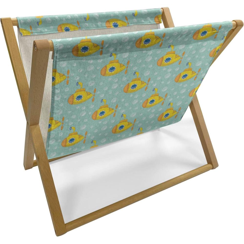 imageAmbesonne Mauve Magazine and Book Holder Big Fresh Flower Floret Buds Bouquet Motif Valentine Romance Blossoms Design Print Floor Rack Decor for Interior of Home amp Office 22 x 19 Yellow VioletSeafoam and Earth Yellow