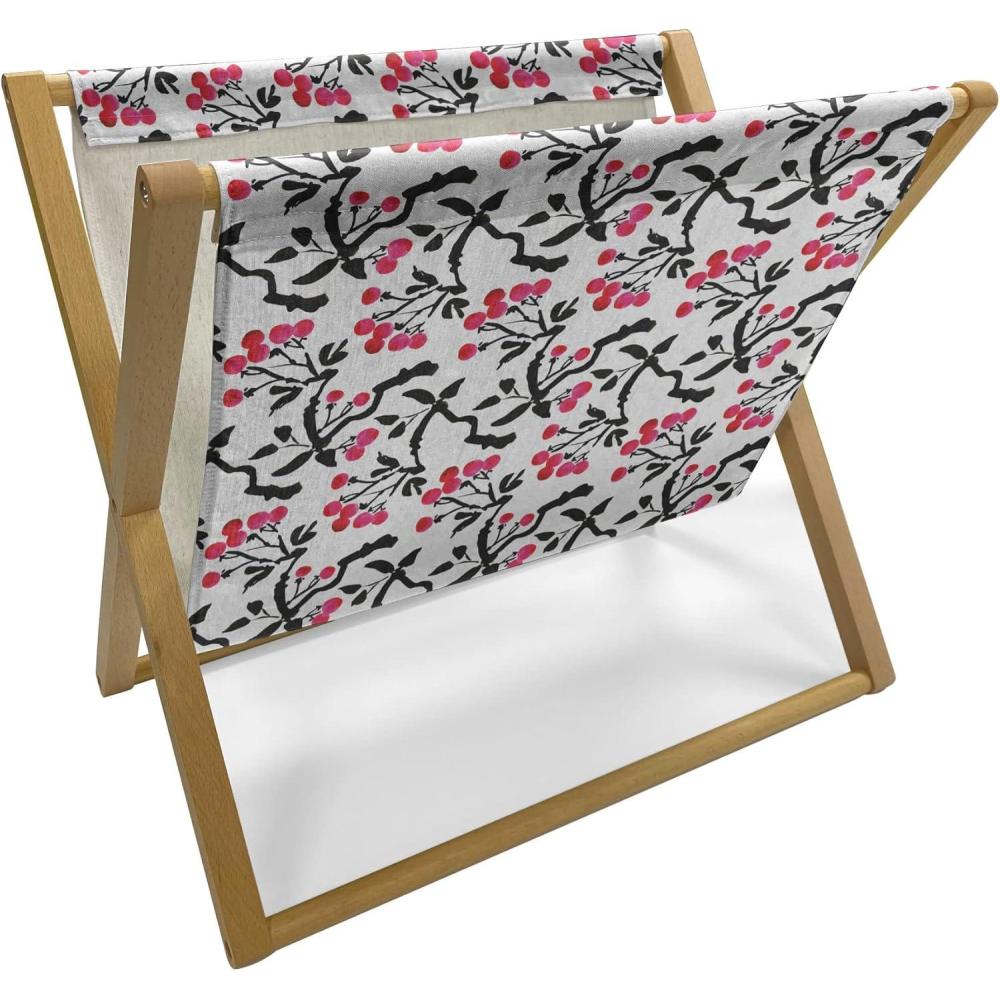 imageAmbesonne Owl Magazine and Book Holder Valentines Animals Lovebirds Boy and Girl Bird Motifs on Plain Backdrop Floor Rack Decor for Interior of Home amp Office 22 x 19 Navy Blue Pink and WhiteDark Pink and Charcoal Grey