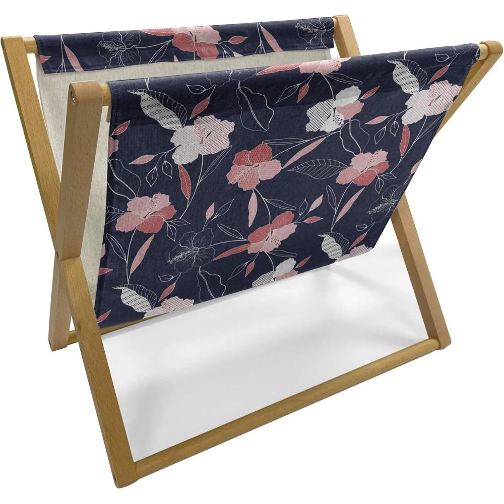 imageAmbesonne Roses Magazine and Book Holder Flowers Petals and Buds on Plain Backdrop Valentines Day Themed Print Floor Rack Decor for Interior of Home amp Office 22 x 19 Vermilion Emerald WhiteIndigo Pale Ruby