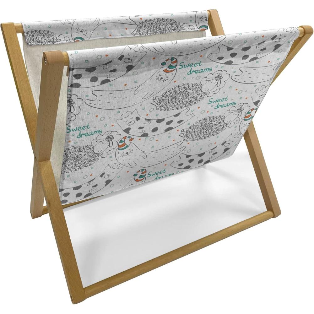 imageAmbesonne Roses Magazine and Book Holder Flowers Petals and Buds on Plain Backdrop Valentines Day Themed Print Floor Rack Decor for Interior of Home amp Office 22 x 19 Vermilion Emerald WhiteGrey Dark Seafoam