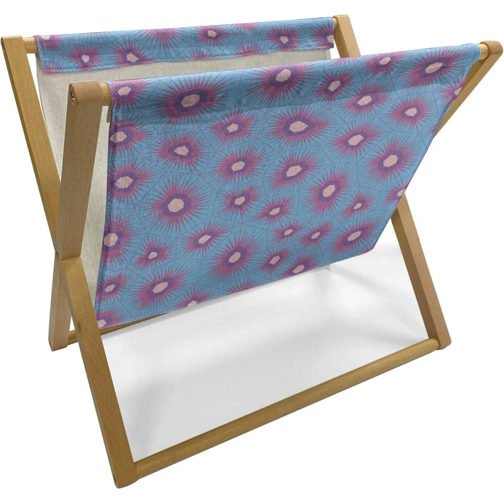 imageAmbesonne Roses Magazine and Book Holder Flowers Petals and Buds on Plain Backdrop Valentines Day Themed Print Floor Rack Decor for Interior of Home amp Office 22 x 19 Vermilion Emerald WhiteSky Blue Fuchsia