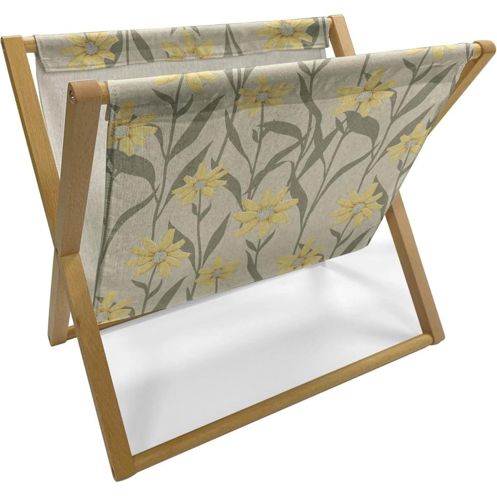 imageAmbesonne Valentines Day Magazine and Book Holder Love Themed Simple Pattern with Hearts Floor Rack Decor for Interior of Home amp Office 22 x 19 Pink FuchsiaGrey Yellow and Slate Brown