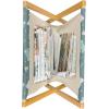 Ambesonne Cactus Print Magazine and Book Holder, Outline Drawing of Hearts and Pots Drawn by Hand Valentine’s Day Theme, Floor Rack Decor for Interior of Home & Office, 22″ x 19″, Magenta and White(Pale Teal Multicolor)